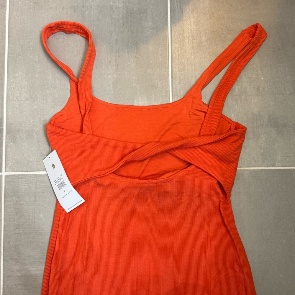 SPIRITUAL GANGSTER VALERIE TWIST BACK MIDI DRESS - Picture 3 of 6